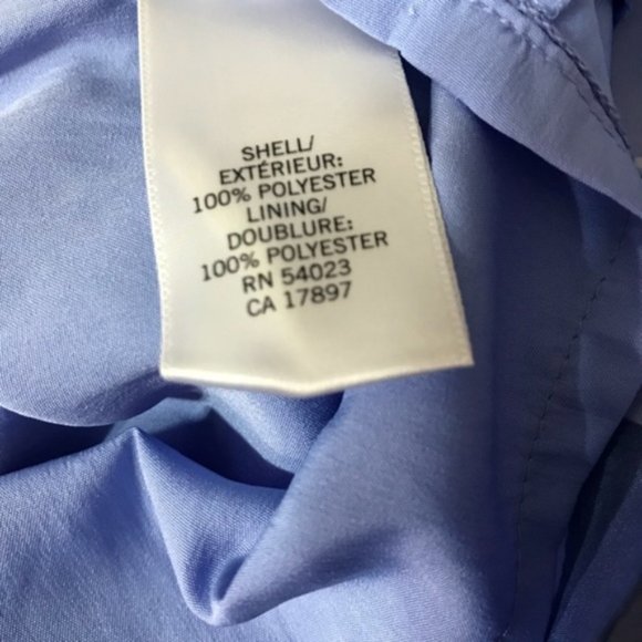 Banana Republic Abstract Print Blue/White Dress Size - Picture 6 of 6